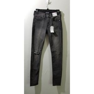 Express Legging Mid Rise Jeans Sz 00R Black